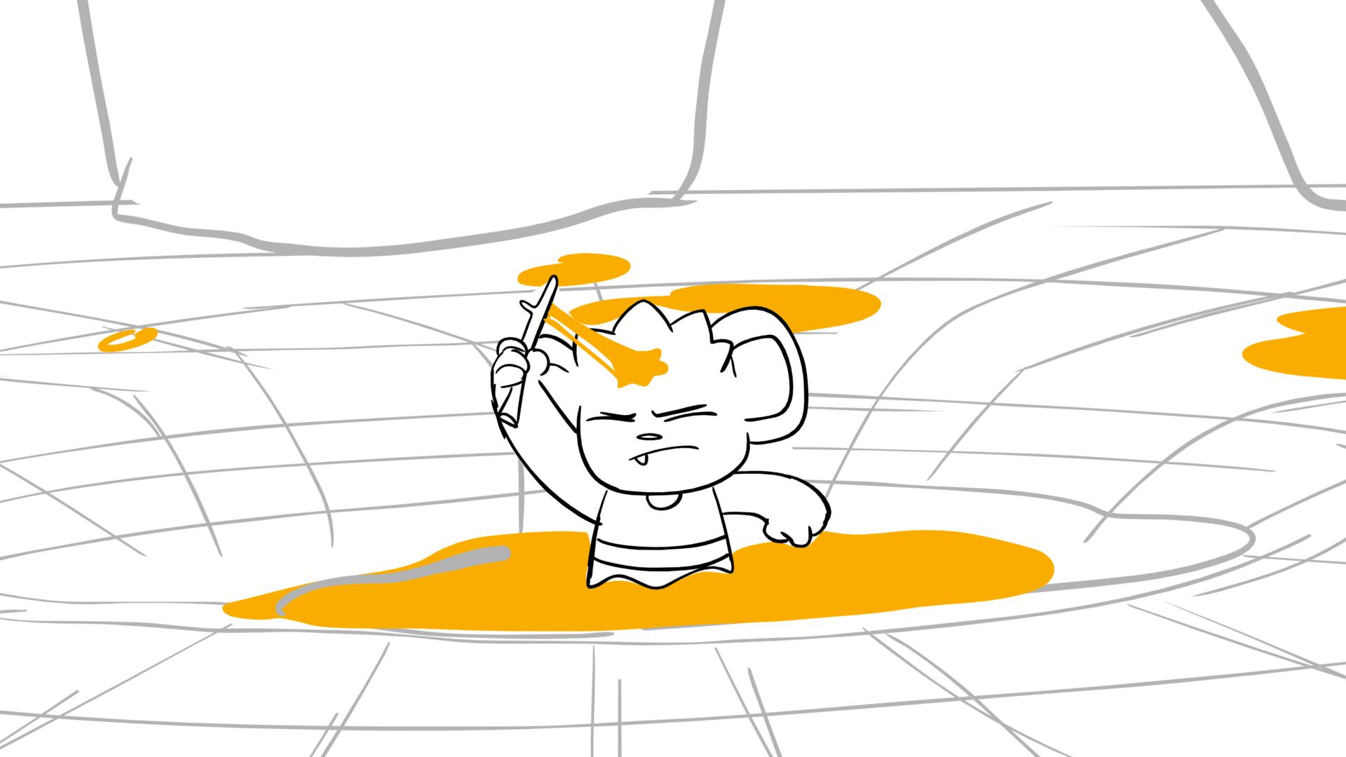 Fun with Nubs — Ep. 112, lámina 098, storyboard by Melissa Ballesteros